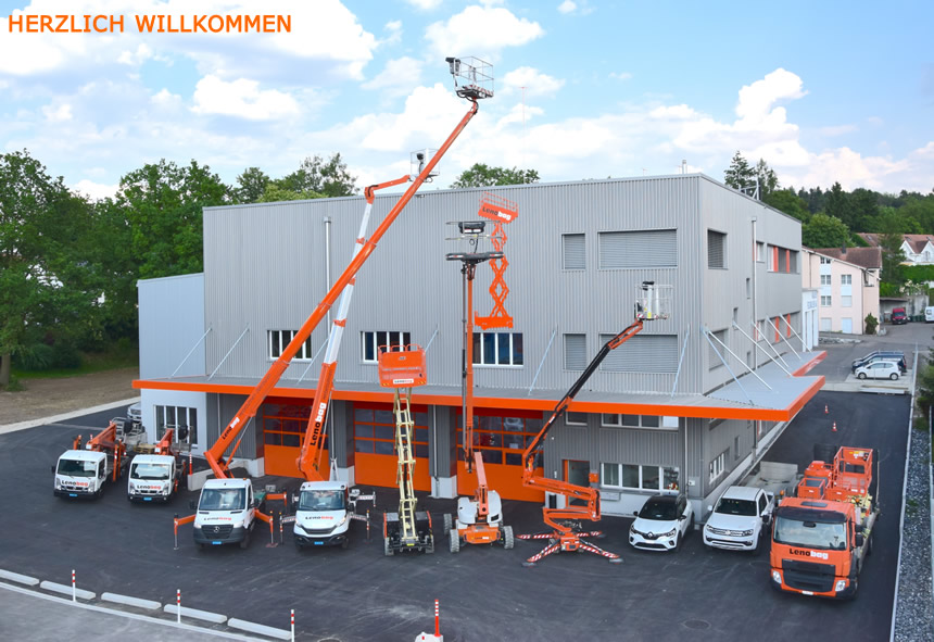 neueste Hebebühnen in der Ostschweiz, preiswert hochwertige Hebebühnen mieten