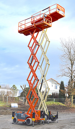 Scherenbühnen bis 11.70m mieten